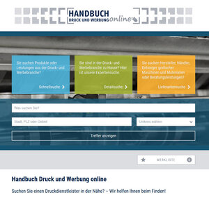 Handbuch Druck und Werbung online - Homepage