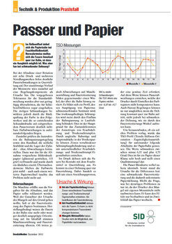 Druck & Medien - Ausgabe 12/2013 - Passer und Papier