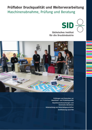 PDF Download - Test laboratory for printing quality - brochure (available in german) laboratory for printing quality - brochure - image