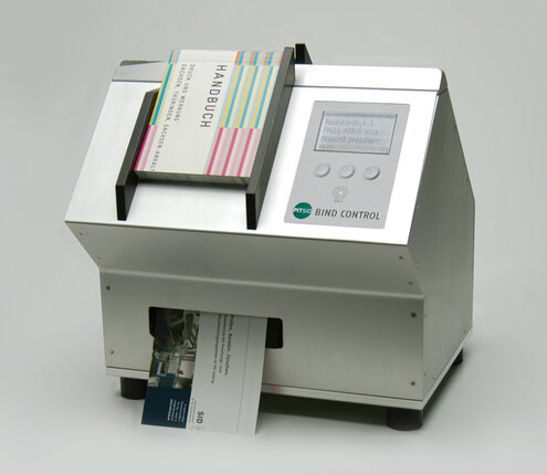 Klebebindungs-Messgerät BIND CONTROL für den Pulltest Klebebindungs-Messgerät BIND CONTROL für den Pulltest