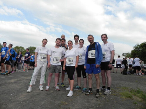 SID Leipzig - aktiv beim 8. Leipziger Firmenlauf