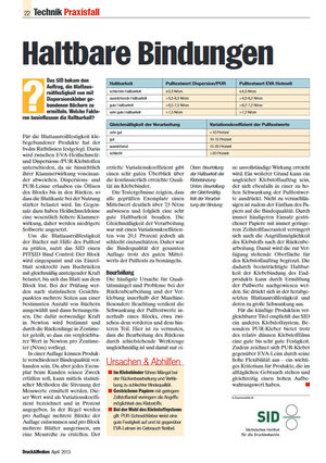 Druck & Medien - Ausgabe 04/2013 - Haltbare Bindungen